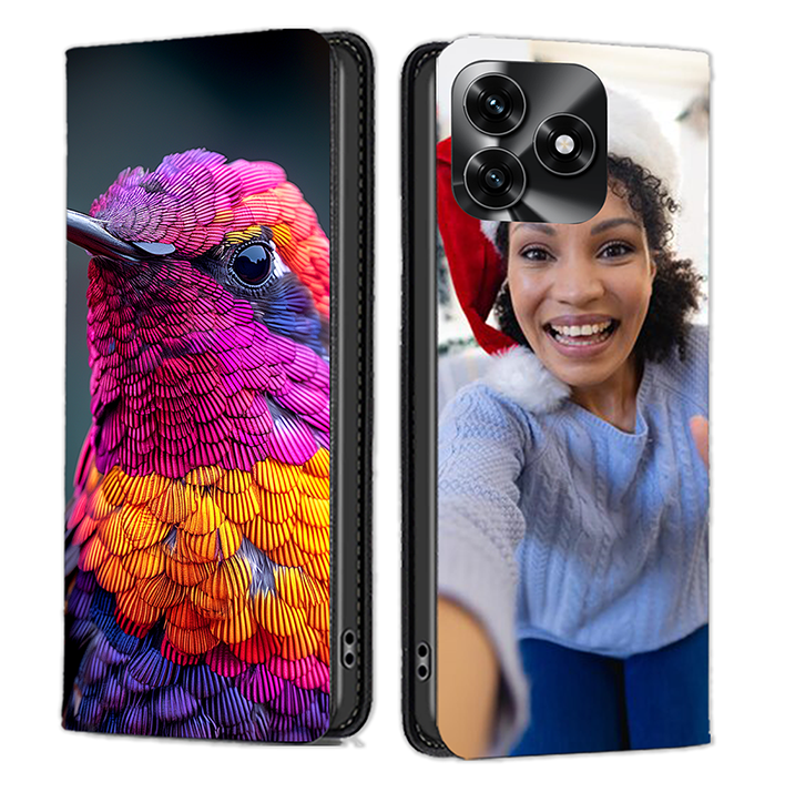 Etui portefeuille Personnalisé pour Honor X5c Plus