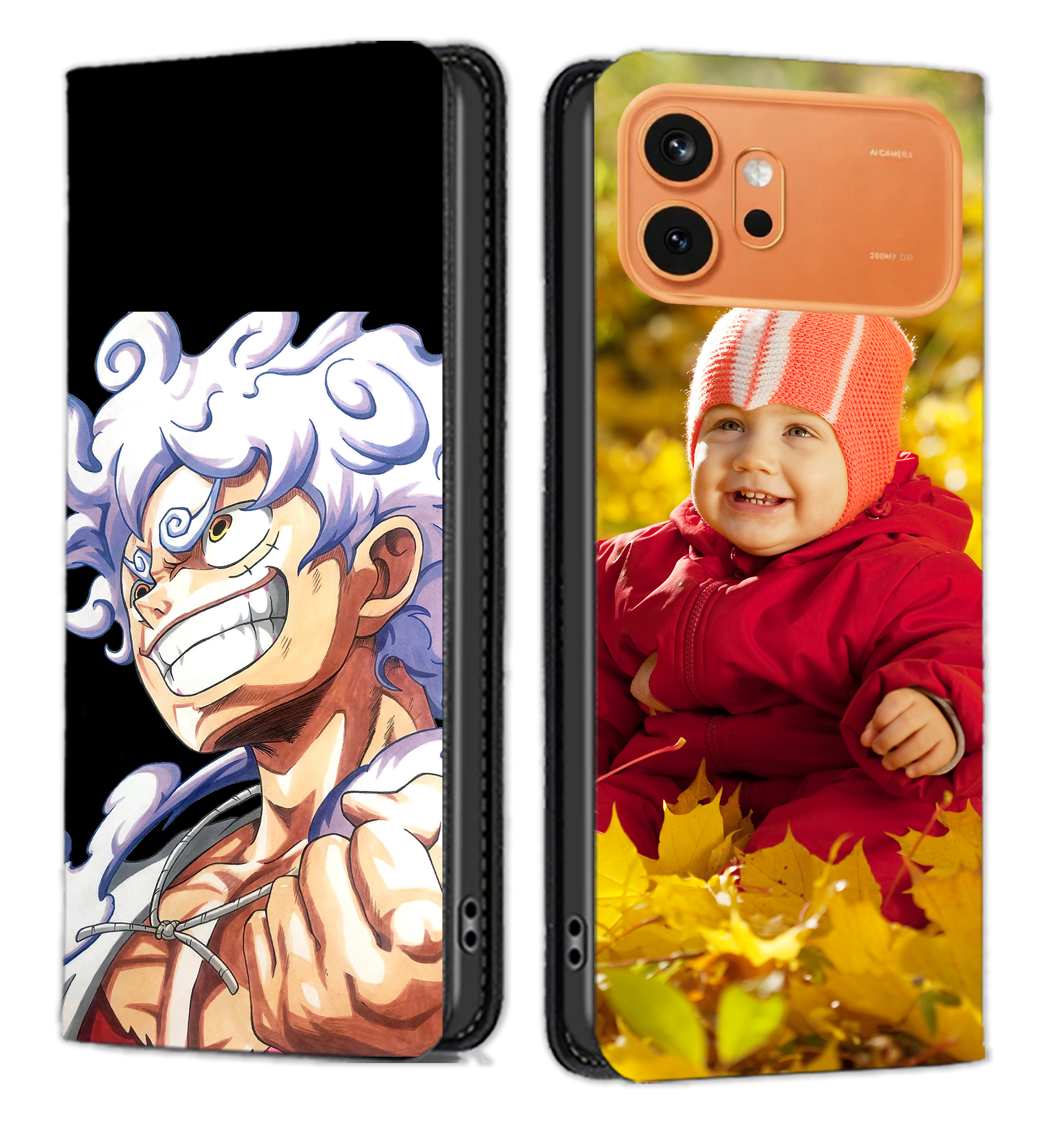 Etui portefeuille Personnalisé pour Honor 600