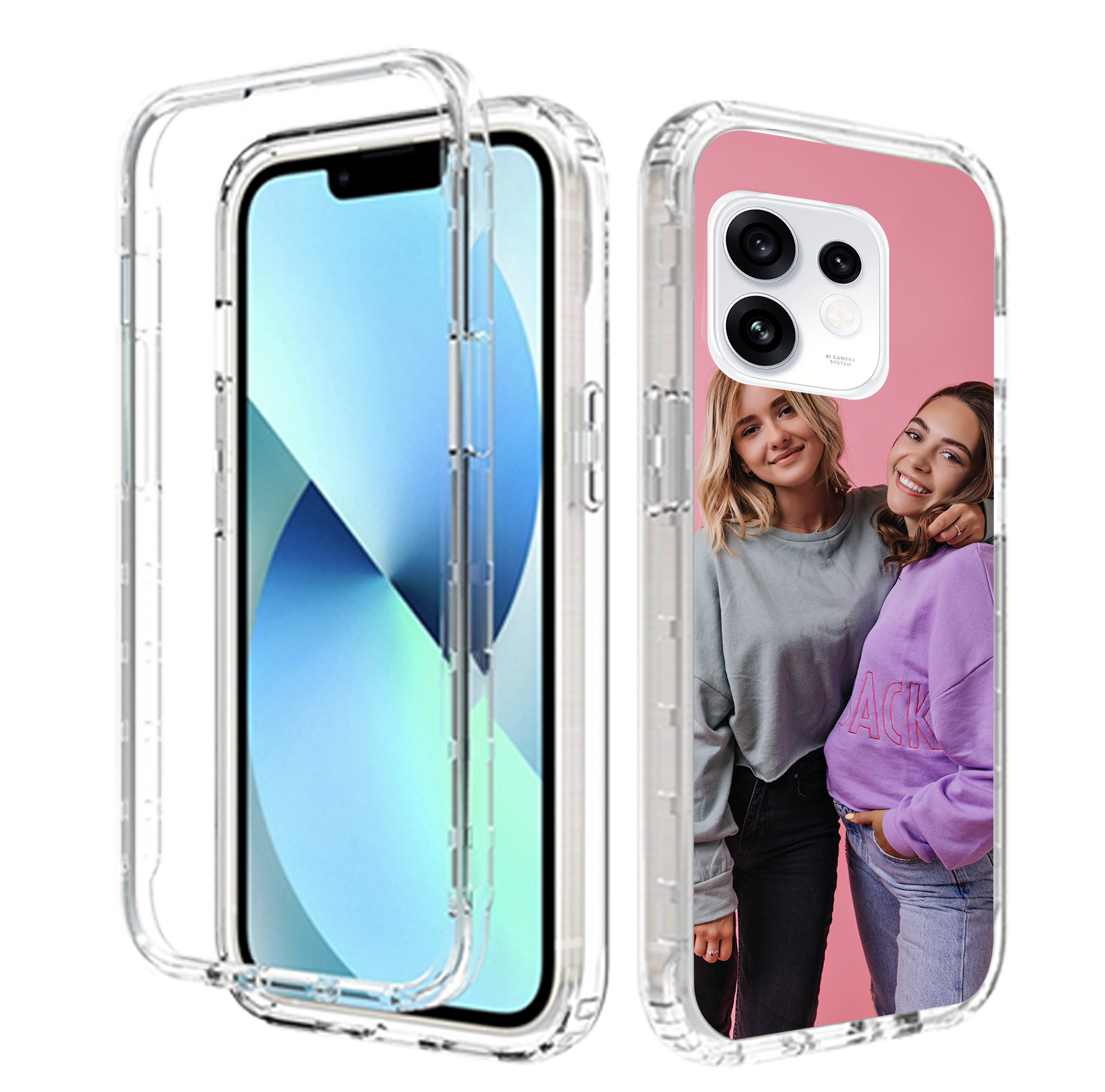Coque 360 Double Face Personnalisée pour Oppo Reno 16FS